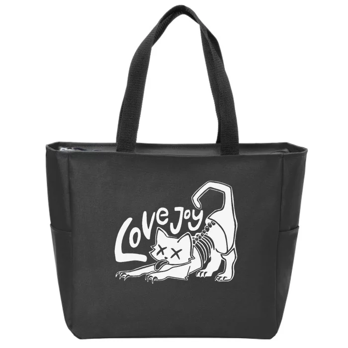 Funny Lovejoy Rock Band Zip Tote Bag