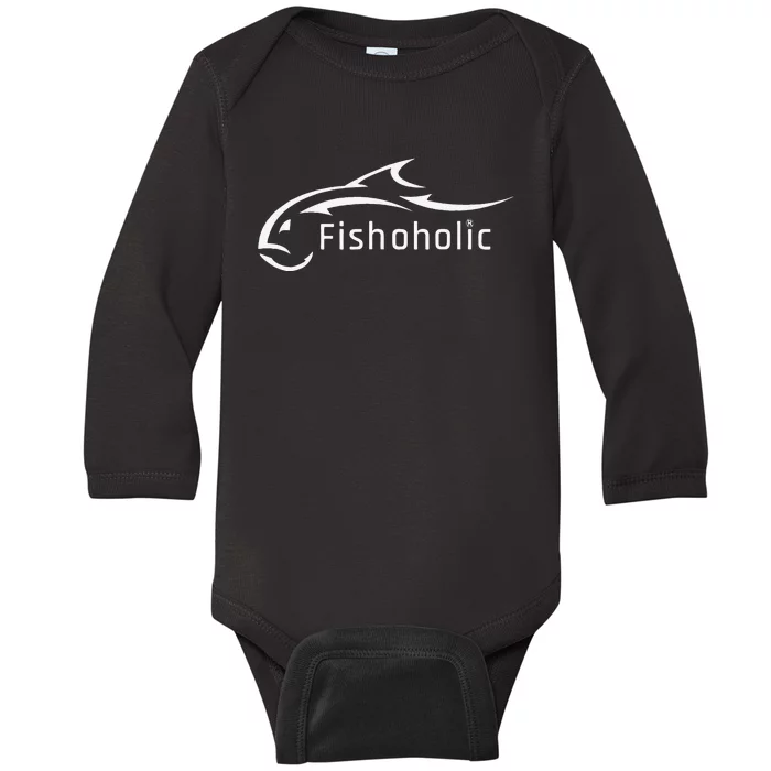 Fish Logo Represents All Fish & Fishing Enthusiasts Baby Long Sleeve Bodysuit