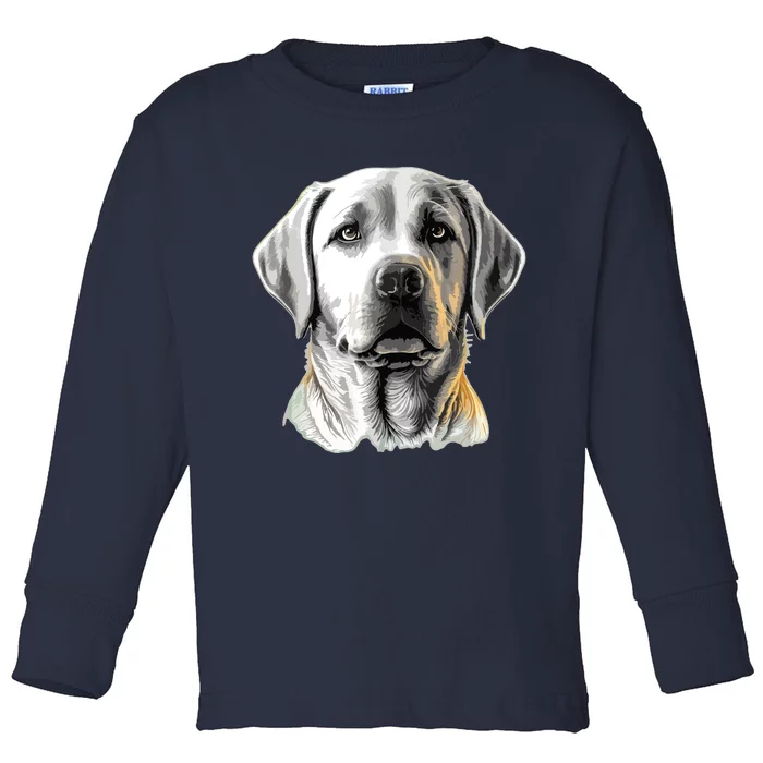 Funny Labrador Retriever Cute Labrador And Dog Breed Toddler Long Sleeve Shirt