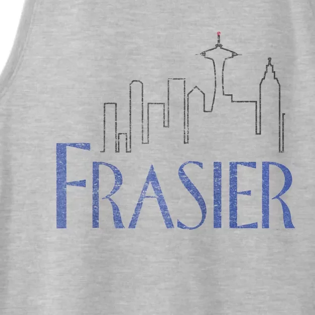 Frasier Logo Raglan Baseball Tee Ladies Tri-Blend Wicking Tank