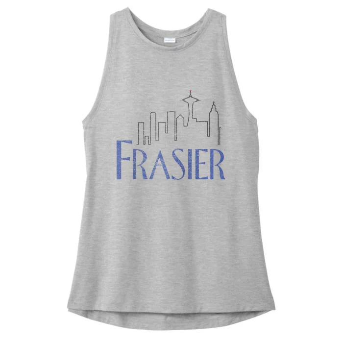 Frasier Logo Raglan Baseball Tee Ladies Tri-Blend Wicking Tank