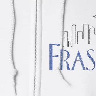 Frasier Logo Raglan Baseball Tee Full Zip Hoodie