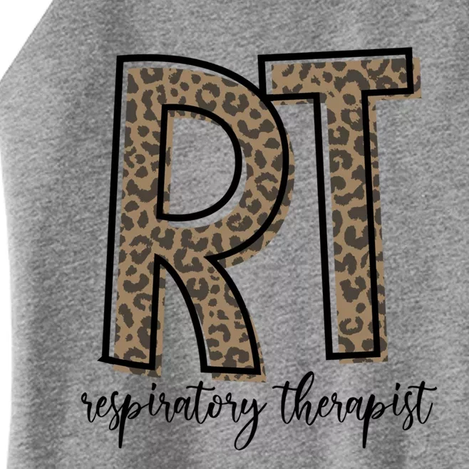 Funny Leopard Rt Therapist Respiratory Therapist Week Funny Gift Women’s Perfect Tri Rocker Tank