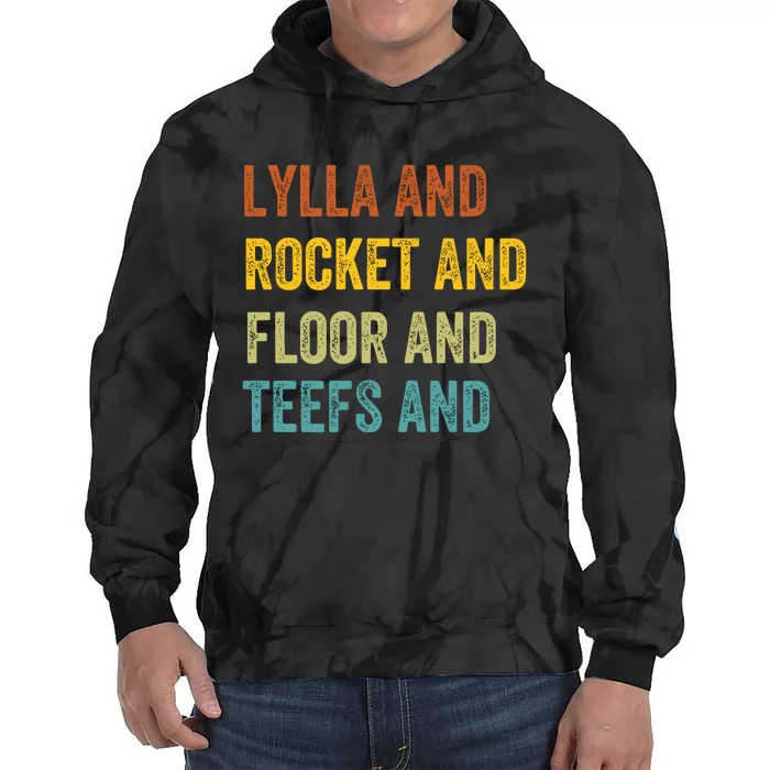 Funny Lylla & Rocket & Floor & Teefs Tie Dye Hoodie