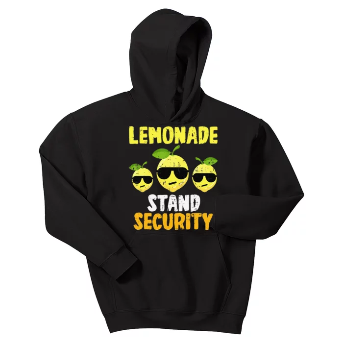 Funny Lemonade Stand Security Lemon Juice Sunglasses Kids Hoodie