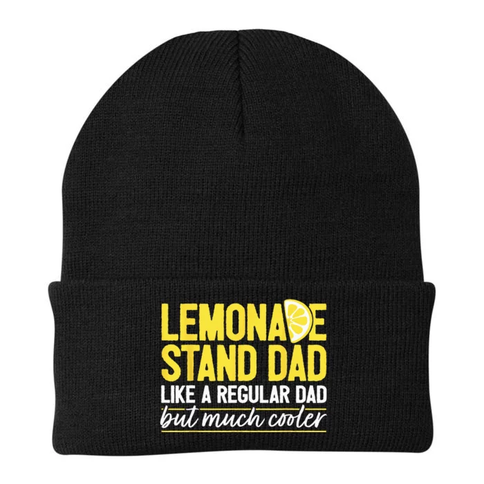 Family Lemonade Stand Dad Knit Cap Winter Beanie