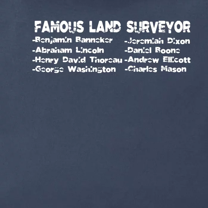 Famous Land Surveyor Gift Zip Tote Bag