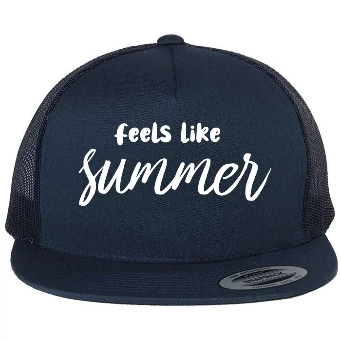 Feels Like Summer Flat Bill Trucker Hat