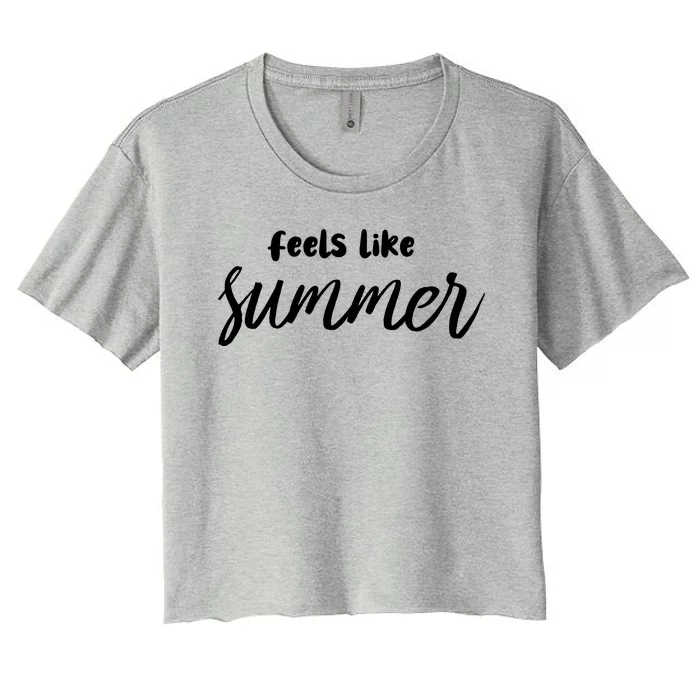 Feels Like Summer Women's Crop Top Tee