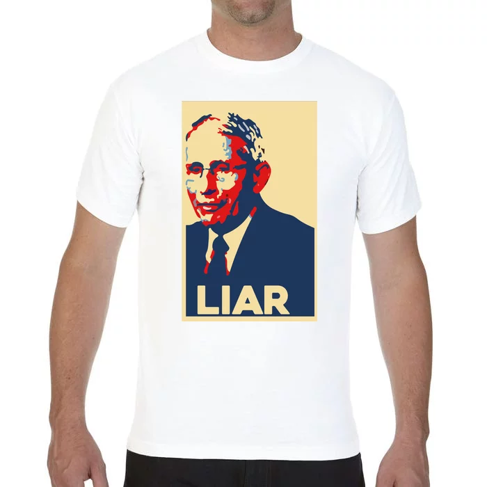 Fauci Liar Shirt Retro Vintage Dr Fauci Anthony Fauci Liar Comfort Colors T-Shirt