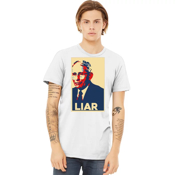 Fauci Liar Shirt Retro Vintage Dr Fauci Anthony Fauci Liar Premium T-Shirt