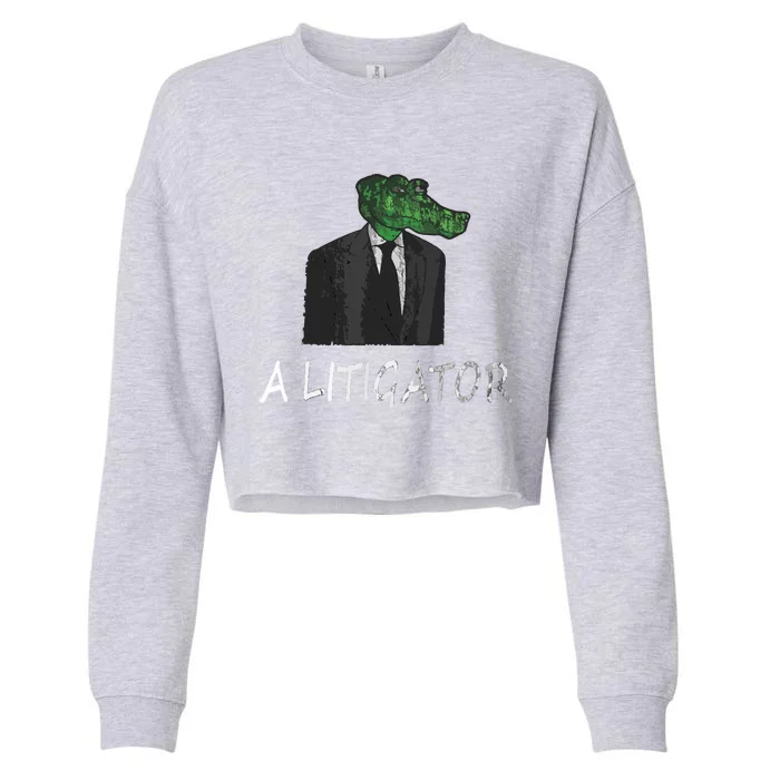 Funny Law School Graduation Gift Lawyer Attorney Tee Cropped Pullover Crew