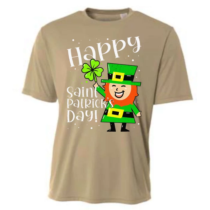 Funny Leprechaun Sayingsss Happy Saint Patricks Day Cooling Performance Crew T-Shirt