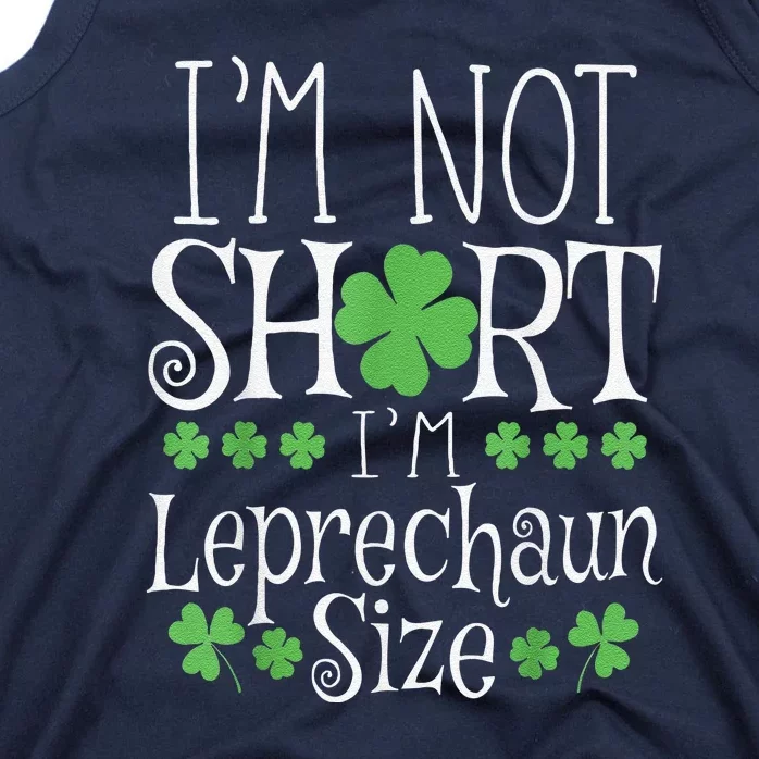 Funny Leprechaun Size St Patricks Day Tank Top