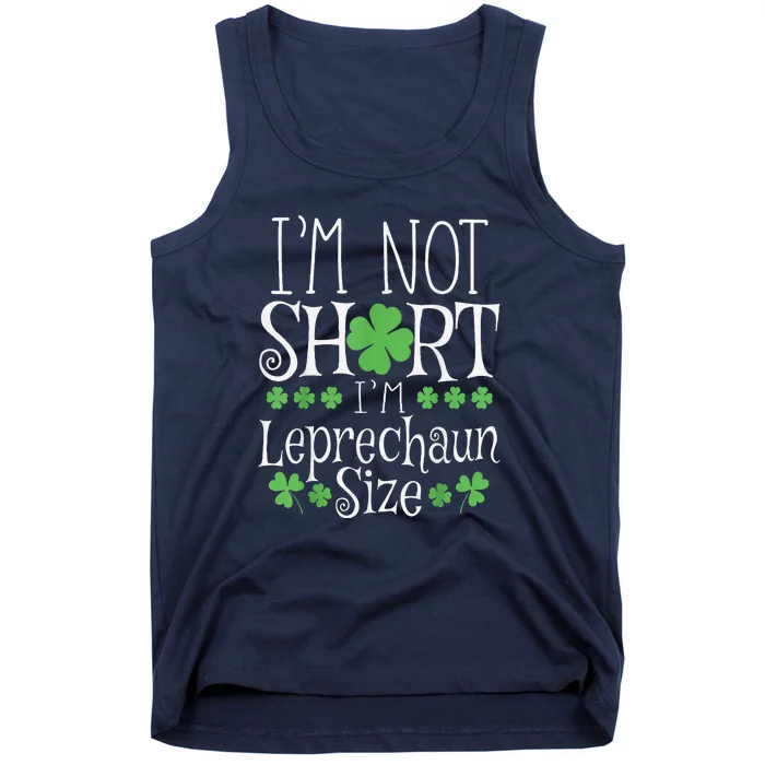 Funny Leprechaun Size St Patricks Day Tank Top