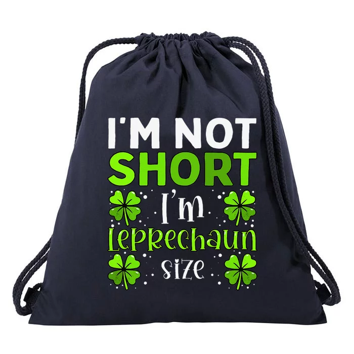 Funny Leprechaun Size St Patricks Day For & Women Drawstring Bag