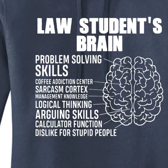 Funny Law Students Saying Lawyer Gift Study Law Student Women's Pullover Hoodie