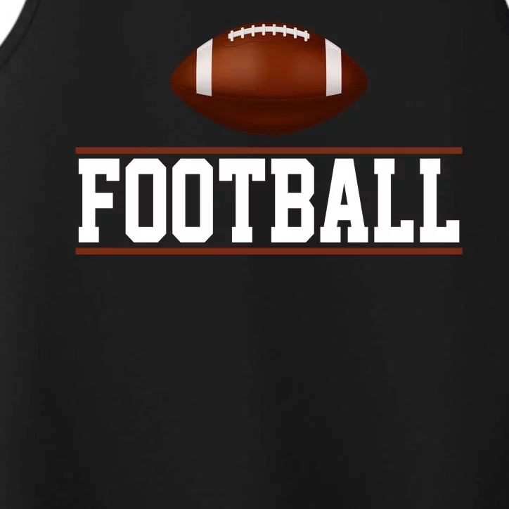 Football Lover Sport Hobby Performance Tank