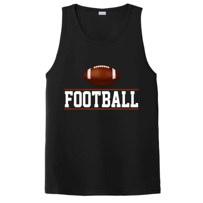 Football Lover Sport Hobby Performance Tank