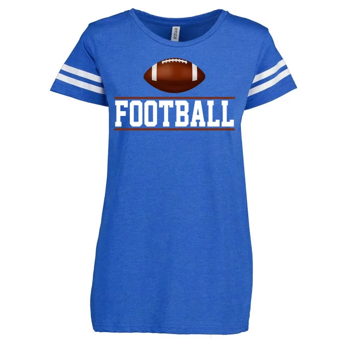 Football Lover Sport Hobby Enza Ladies Jersey Football T-Shirt