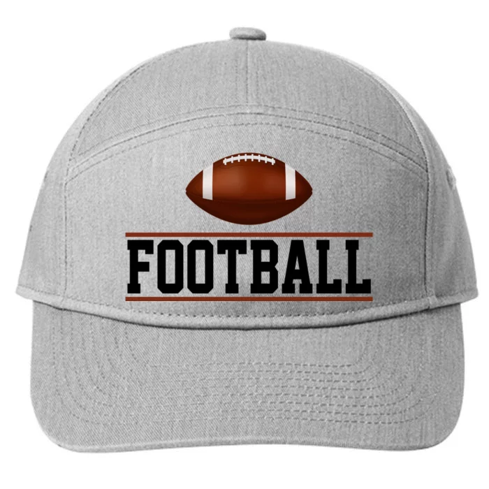 Football Lover Sport Hobby 7-Panel Snapback Hat