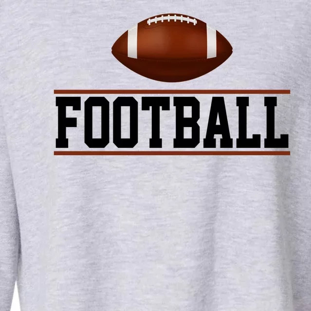 Football Lover Sport Hobby Cropped Pullover Crew