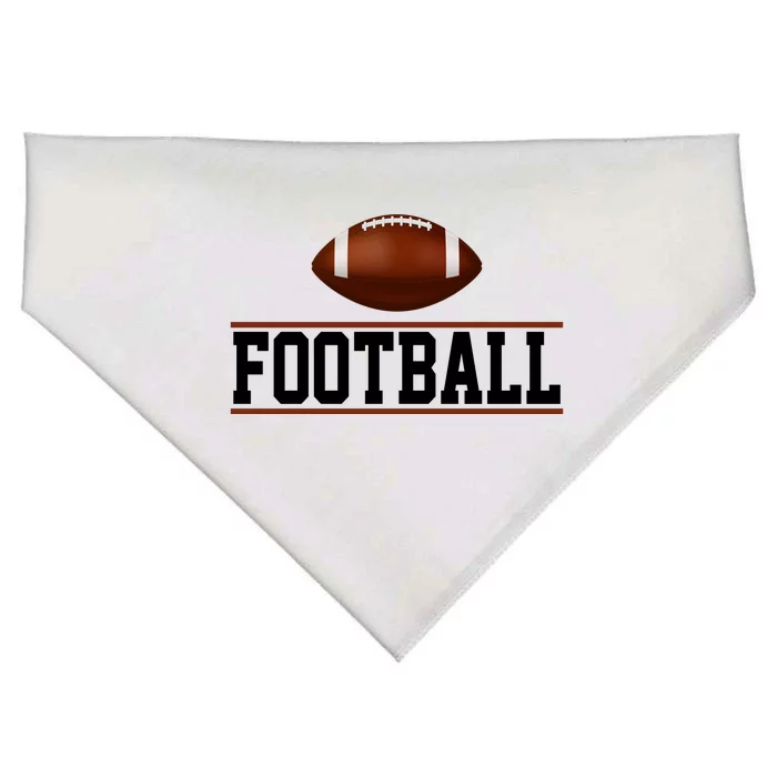 Football Lover Sport Hobby USA-Made Doggie Bandana