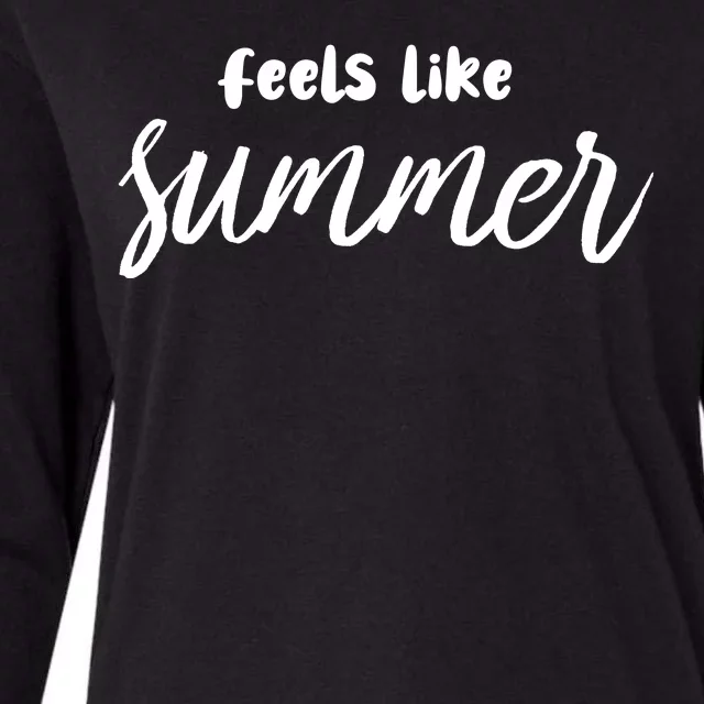 Feels Like Summer Womens Cotton Relaxed Long Sleeve T-Shirt