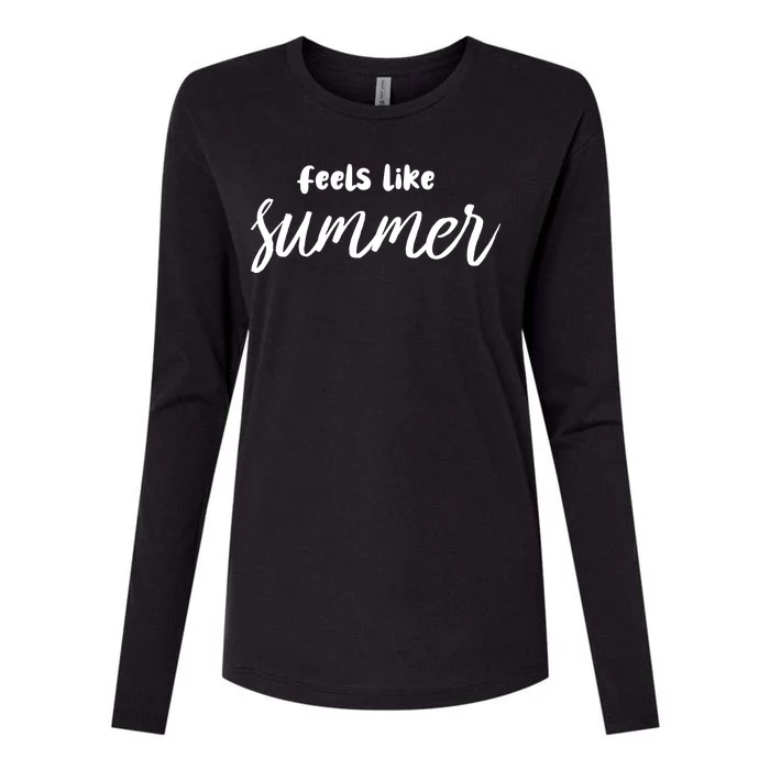 Feels Like Summer Womens Cotton Relaxed Long Sleeve T-Shirt