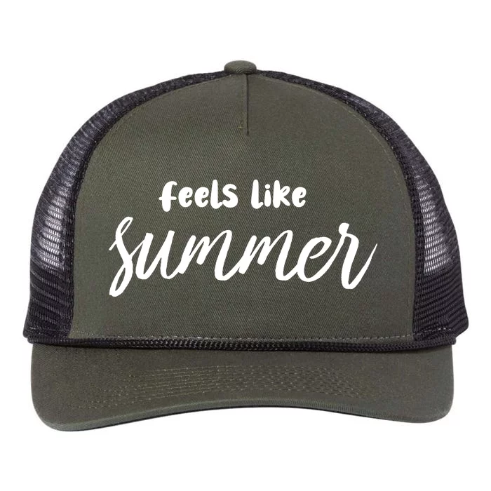 Feels Like Summer Retro Rope Trucker Hat Cap