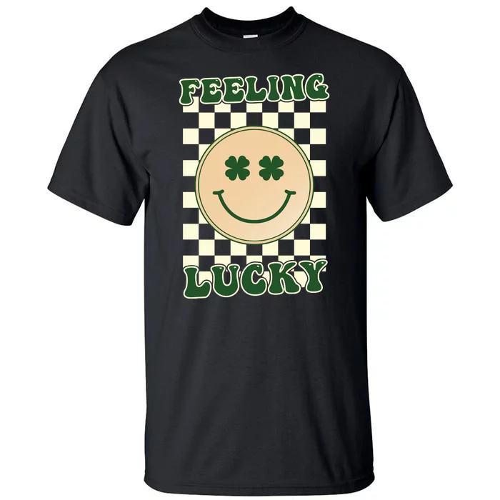 Feeling Lucky St Patricks Day Smiley Tall T-Shirt