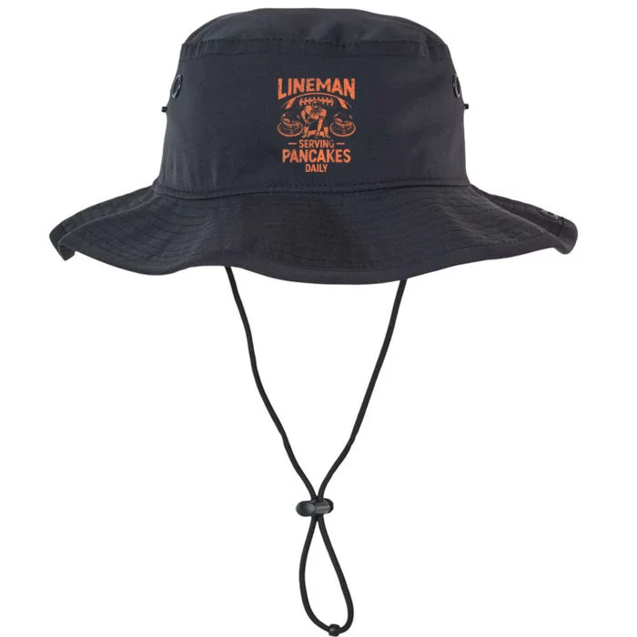 Football Lineman Serving Pancakes Daily Legacy Cool Fit Booney Bucket Hat