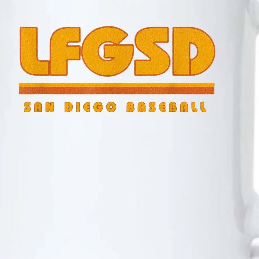 Funny Lfgsd San Diego Baseball Black Color Changing Mug