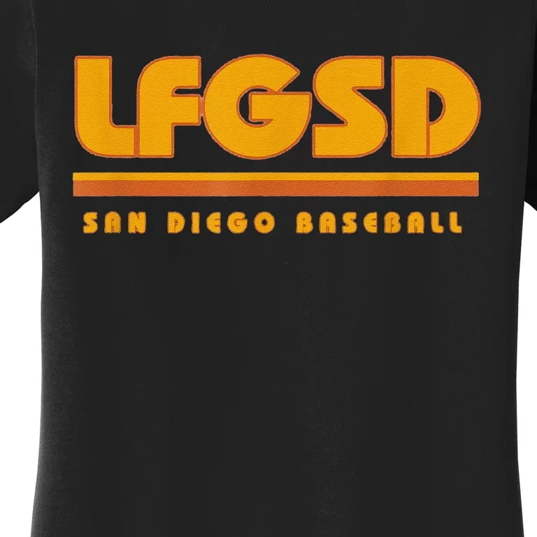 Funny Lfgsd San Diego Baseball Women's T-Shirt