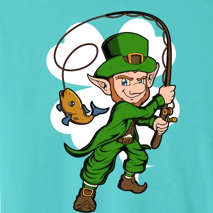 Fisher Leprechaun St Patrick's Day Fishing Gift ChromaSoft Performance T-Shirt