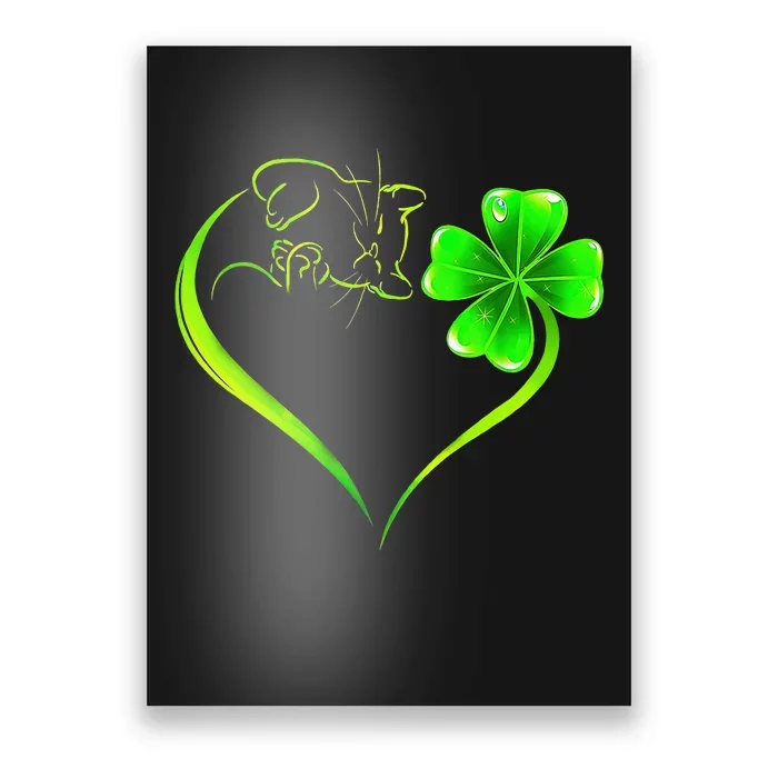 funny Lucky Shamrock Clover Irish St patricks day Poster