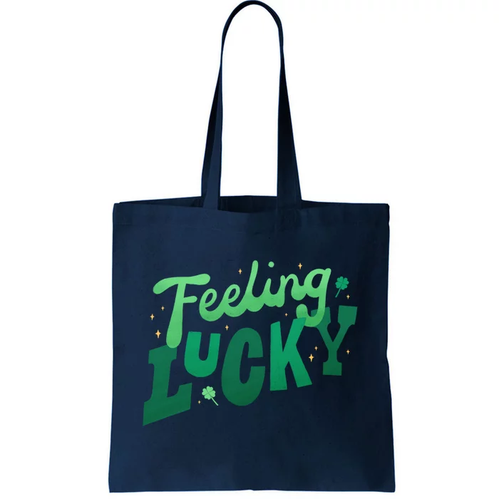 Feeling Lucky St Patrick's Day Festive Tote Bag