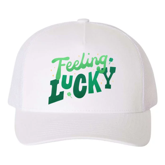 Feeling Lucky St Patrick's Day Festive Yupoong Adult 5-Panel Trucker Hat