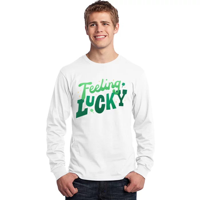 Feeling Lucky St Patrick's Day Festive Long Sleeve Shirt