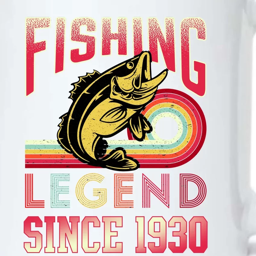 Fishing Legend Since 1930 Black Color Changing Mug