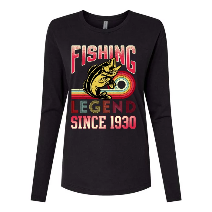 Fishing Legend Since 1930 Womens Cotton Relaxed Long Sleeve T-Shirt