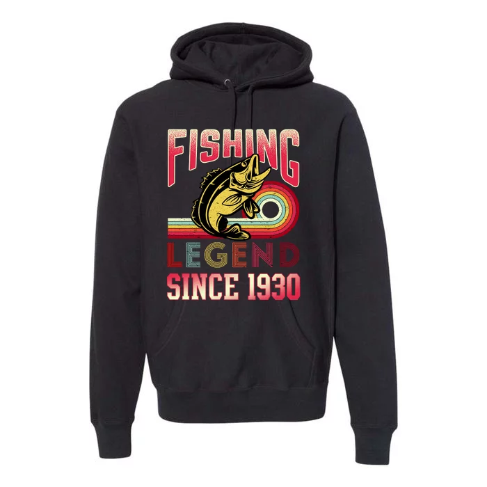 Fishing Legend Since 1930 Premium Hoodie