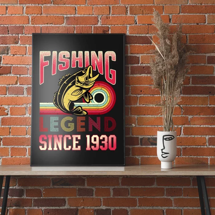 Fishing Legend Since 1930 Poster