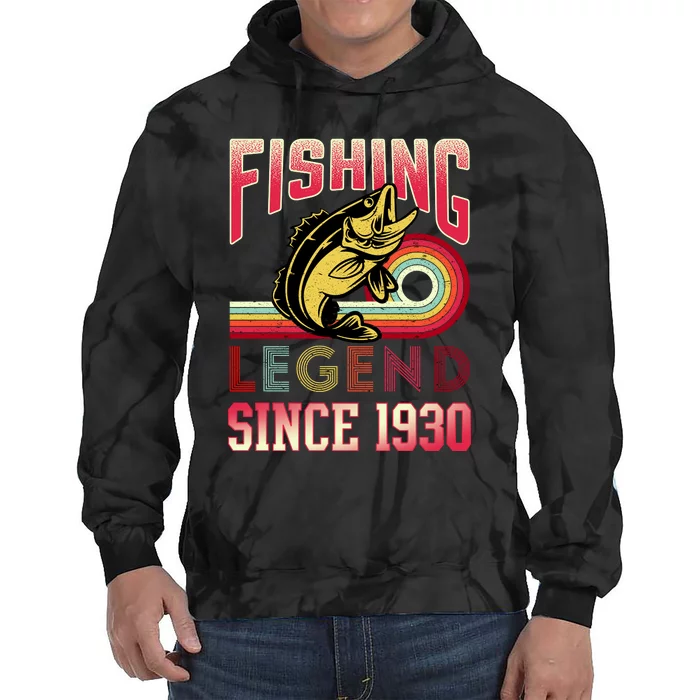 Fishing Legend Since 1930 Tie Dye Hoodie