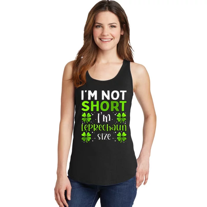 Funny Leprechaun St Patricks Day For & Women Ladies Essential Tank