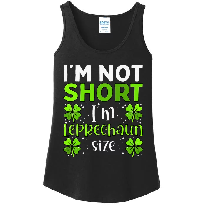 Funny Leprechaun St Patricks Day For & Women Ladies Essential Tank