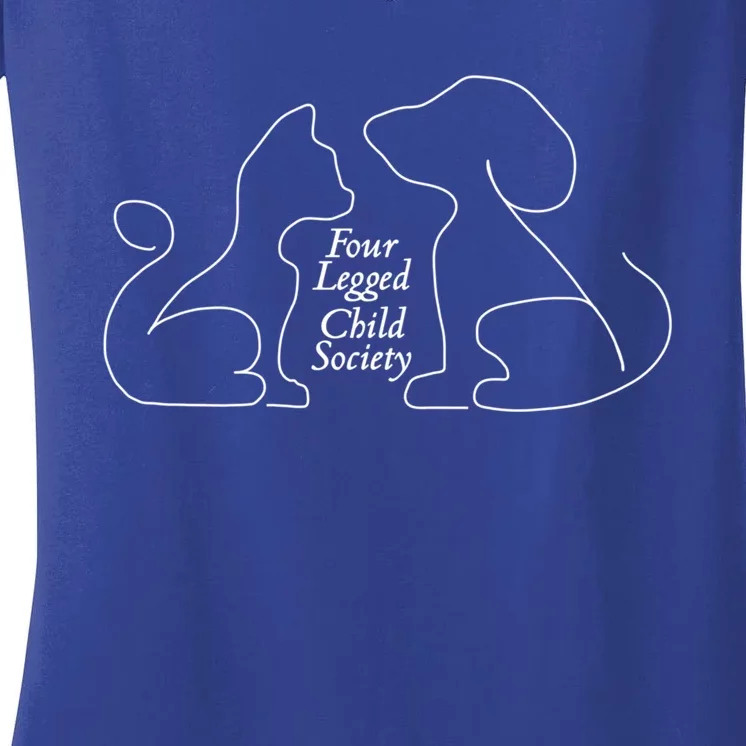 Four Legged Society Gift Women's V-Neck T-Shirt