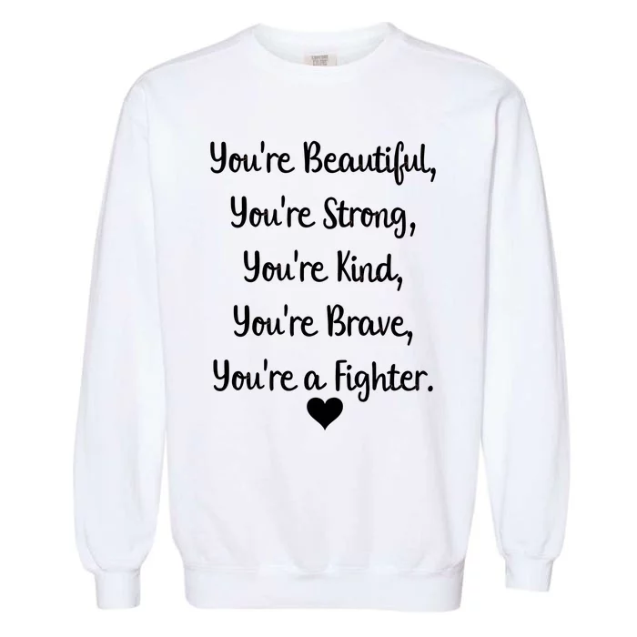 Follicular Lymphoma Support Cancer Fighter Garment-Dyed Sweatshirt