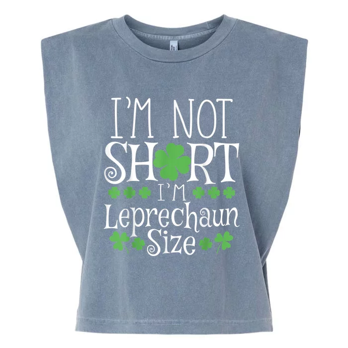 Funny Leprechaun Size Happy St Patrick's Day Shirt for  & Garment-Dyed Women's Muscle Tee