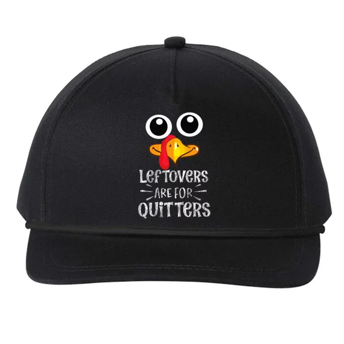 Funny Leftovers Turkey Matching Family Thanksgiving Outfit Snapback Five-Panel Rope Hat